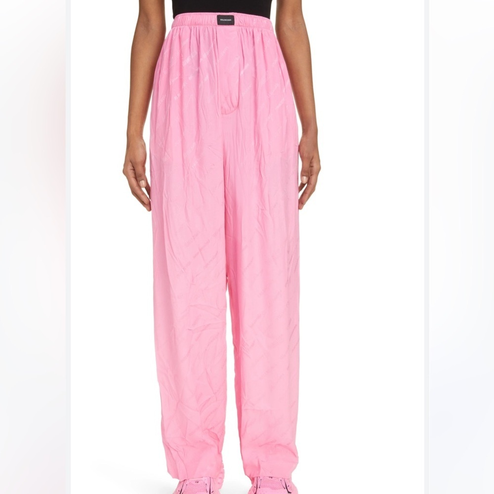 Balenciaga logo repeat pajama pants- size 44 - Picture 10 of 11
